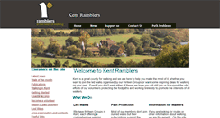 Desktop Screenshot of kentramblers.org.uk