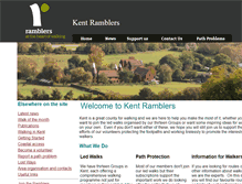 Tablet Screenshot of kentramblers.org.uk